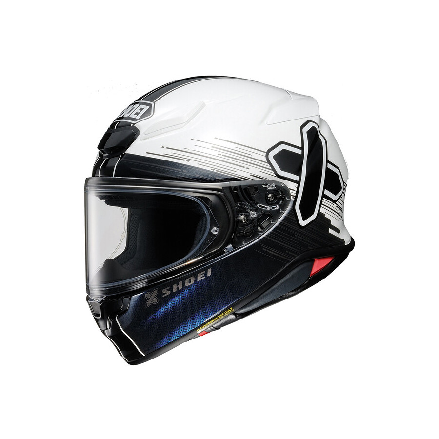 Casque moto Intégral Nxr2 Ideograph Shoei TC 6 Blanc Noir Bleu 2XL