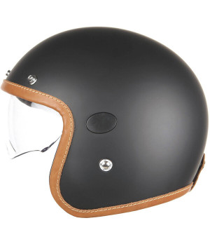 Casque Jet Naked Helmet Fibre De Carbone Helstons