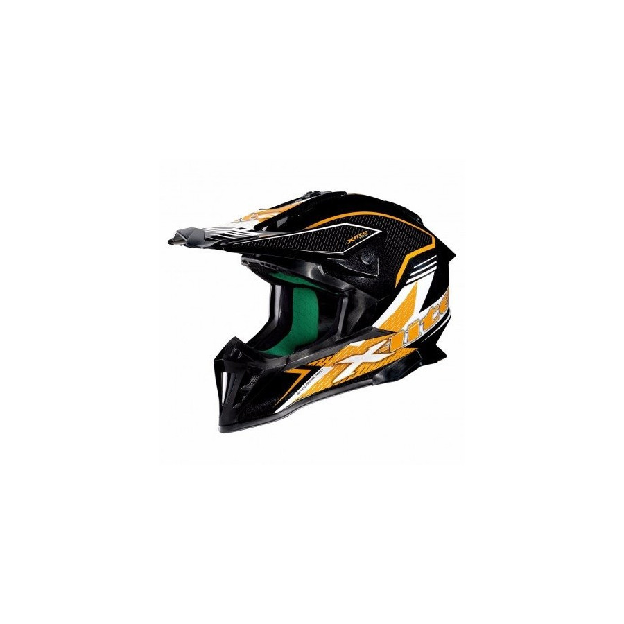 Casque Moto Motocross NOLAN - X502 Backflip Metal Black/orange