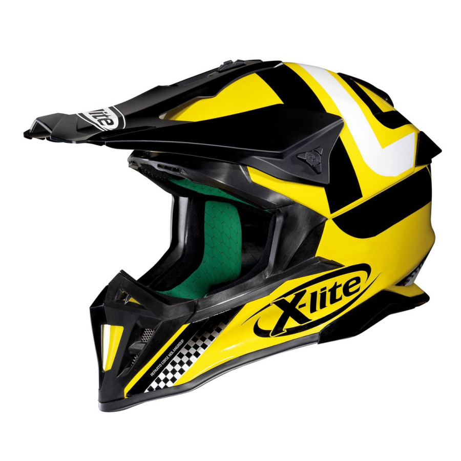 Casque Moto Motocross NOLAN - X502 Best Trick Cab Yellow