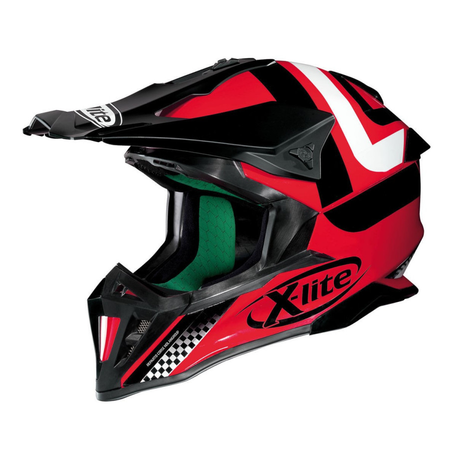 Casque Moto Motocross NOLAN - X502 Best Trick Corsa Red