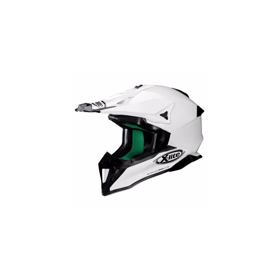 Casque Moto Motocross NOLAN - X502 Start Metal White