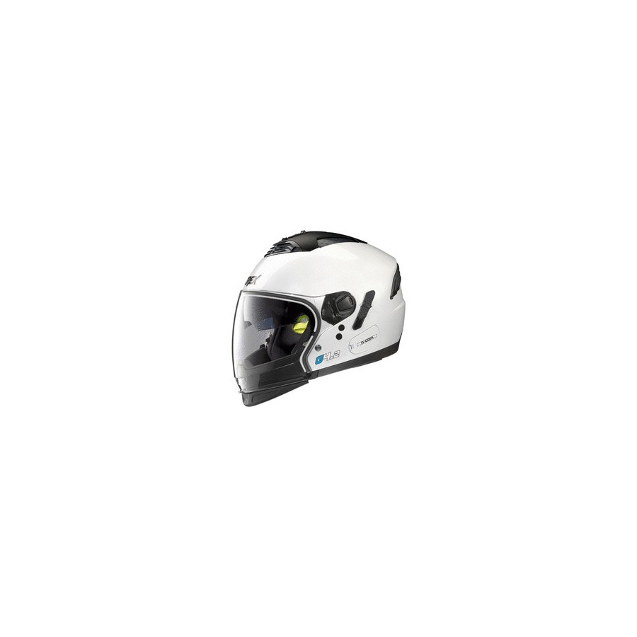 Casque Moto Jet NOLAN - G4.2 Pro Kinetic n-Com Metal White