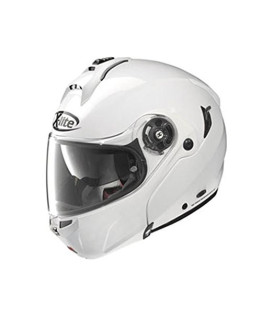 Casque Moto Modulable NOLAN - X1004 Elegance n-Com Metal White
