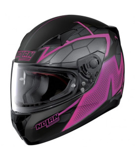 Casque Moto Intégral NOLAN - N60 5 Hexagon Flat Black/Fuchsia