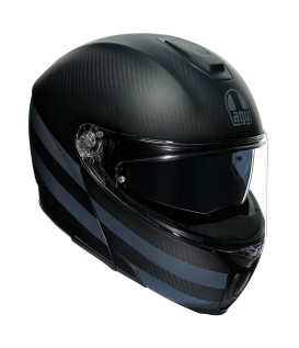 Casque Modulable Sportmodular Dark Refractive Carbon/Black - Agv