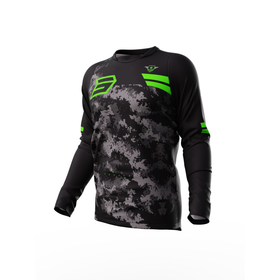 Maillot Moto Devo Army - Shot