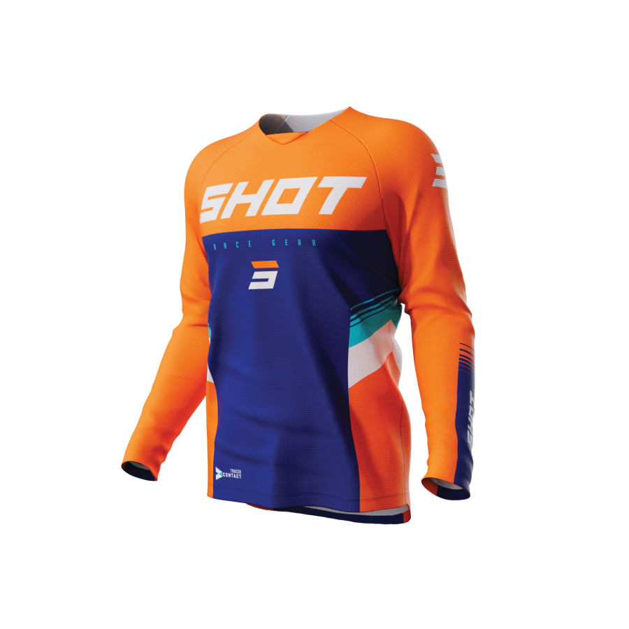 Maillot Moto Raw Kid Tracer - Shot