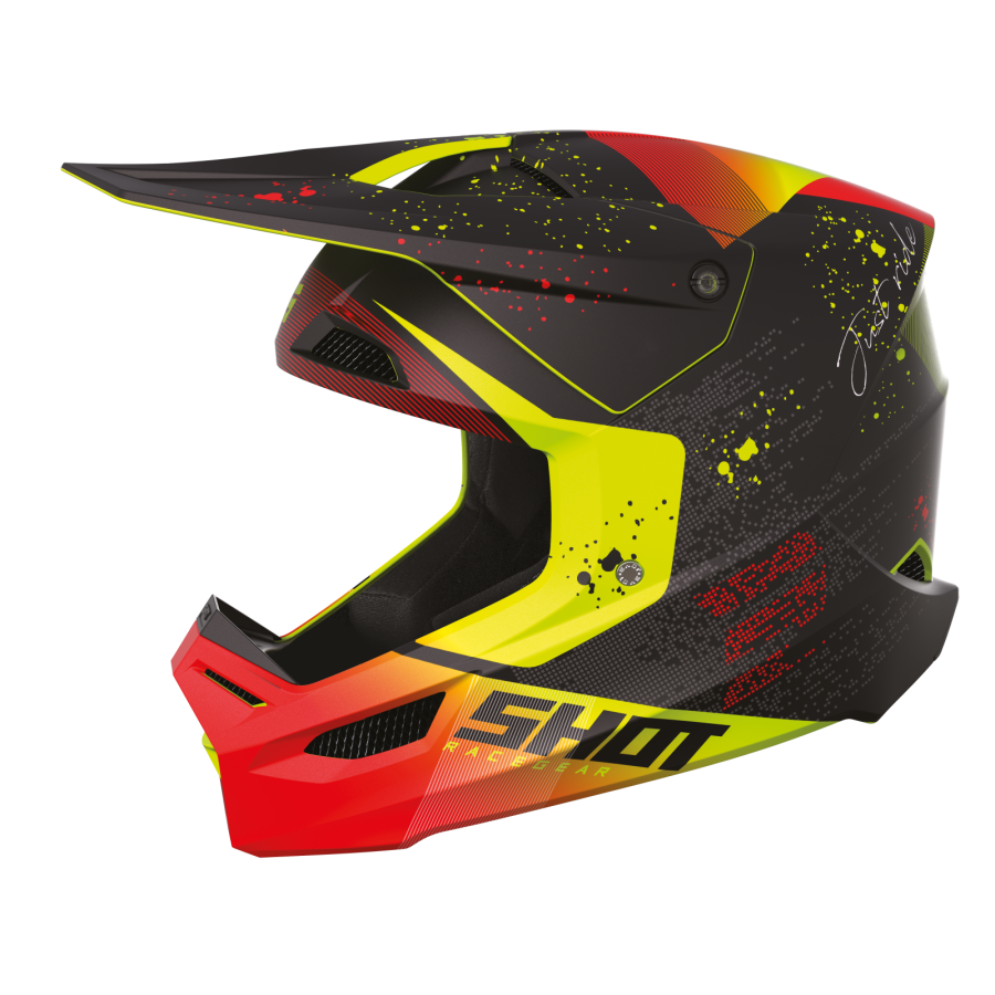 Casque Moto Cross Furious Kid Matrix - Shot