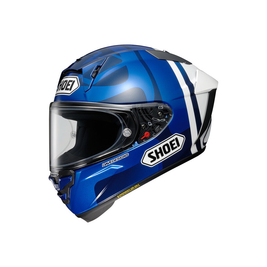 Casque moto Intégral X-Spr Pro Marquez 7 - Shoei TC-1 /Bleu/Rouge 2XL