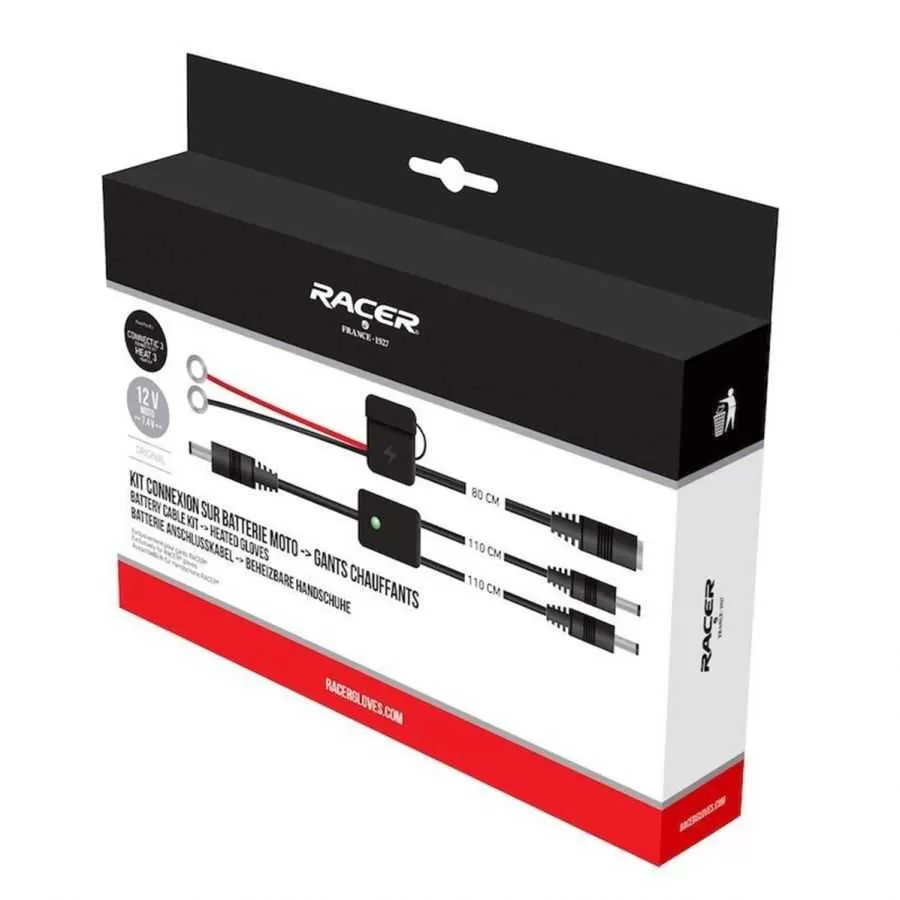 Kit Branchement Batterie Moto 12V Kit Battery Plug - Racer Kit Branchement Batterie Moto 12V Kit Battery Plug - Racer