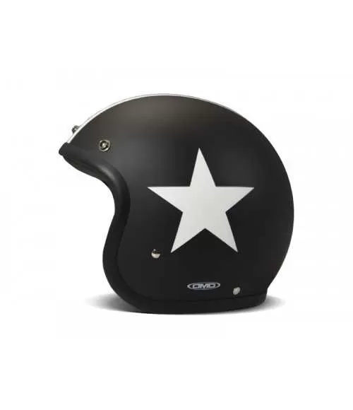 Casque Jet Vintage Star Black - Dmd