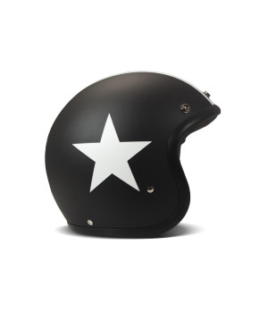 Casque Jet Vintage Star Black - Dmd