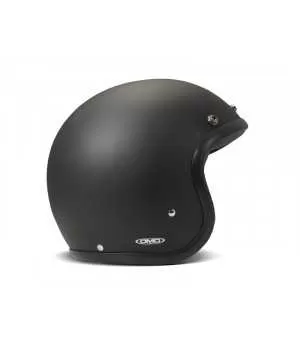 Casque Jet Vintage Solid Matt Black - Dmd
