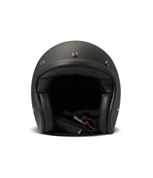 Casque Jet Vintage Solid Matt Black - Dmd