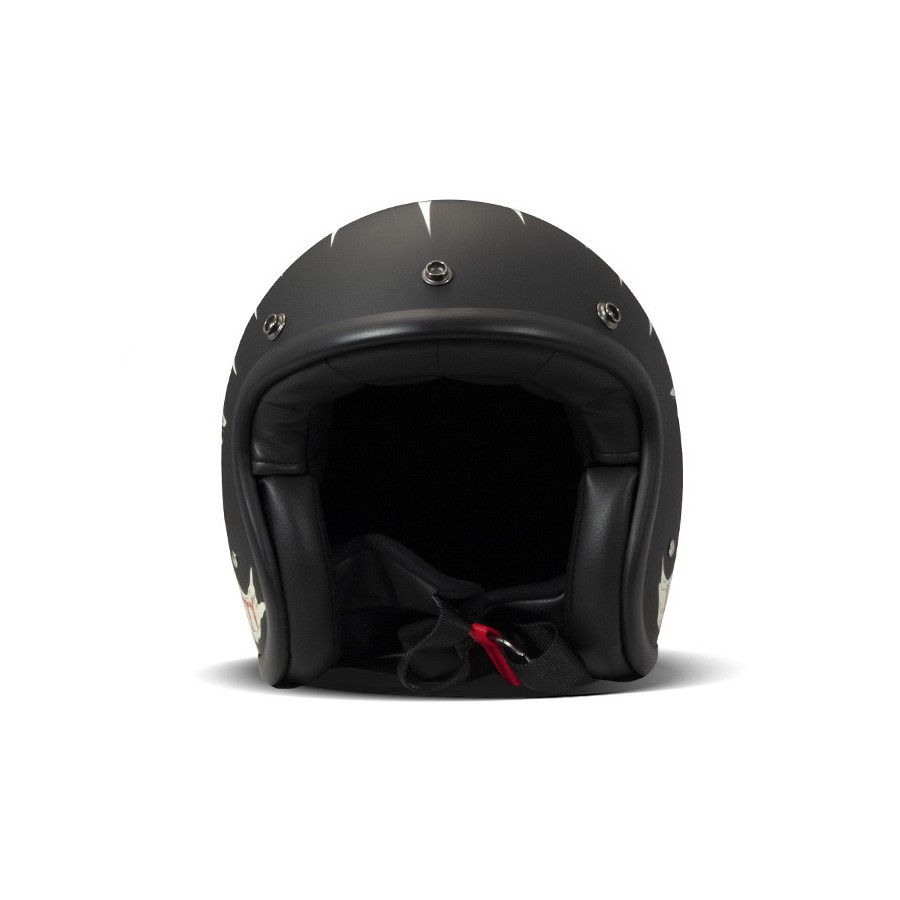 Casque Moto DMD Vintage Fibre De Verre - Look Rétro Homologué ECE