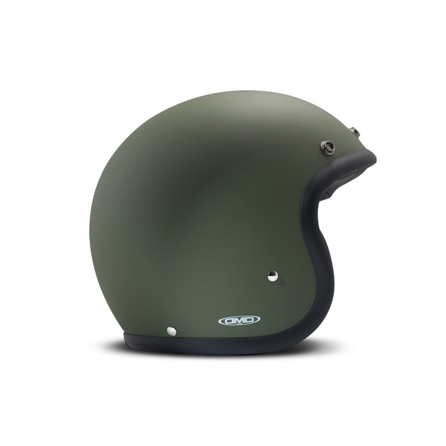 Casque Jet Vintage Matt Green - Dmd