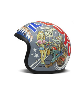 Casque Jet Vintage Wolf - Dmd