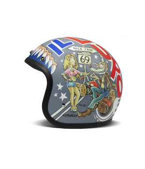 Casque Jet Vintage Wolf - Dmd