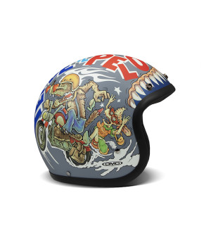 Casque Jet Vintage Wolf - Dmd