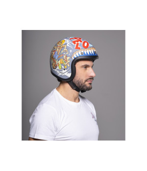 Casque Jet Vintage Wolf - Dmd