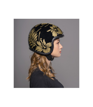 Casque Jet Vintage Flower - Dmd