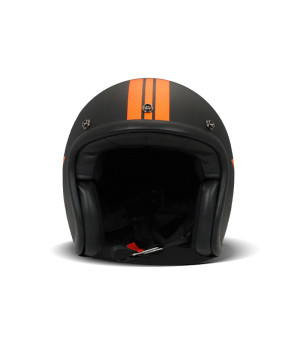 Casque Jet Vintage Star Orange - Dmd