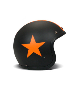 Casque Jet Vintage Star Orange - Dmd