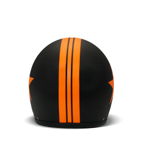 Casque Jet Vintage Star Orange - Dmd