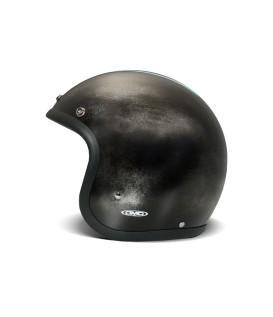 Casque Jet Handmade Vintage Fulmine Black - Dmd