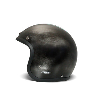 Casque Jet Handmade Vintage Fulmine Black - Dmd
