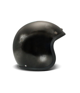 Casque Jet Handmade Vintage Fulmine Black - Dmd