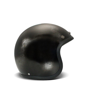 Casque Jet Handmade Vintage Fulmine Black - Dmd