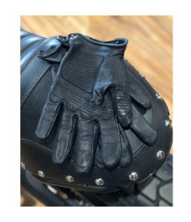 Gants Shield Black Leather - Dmd