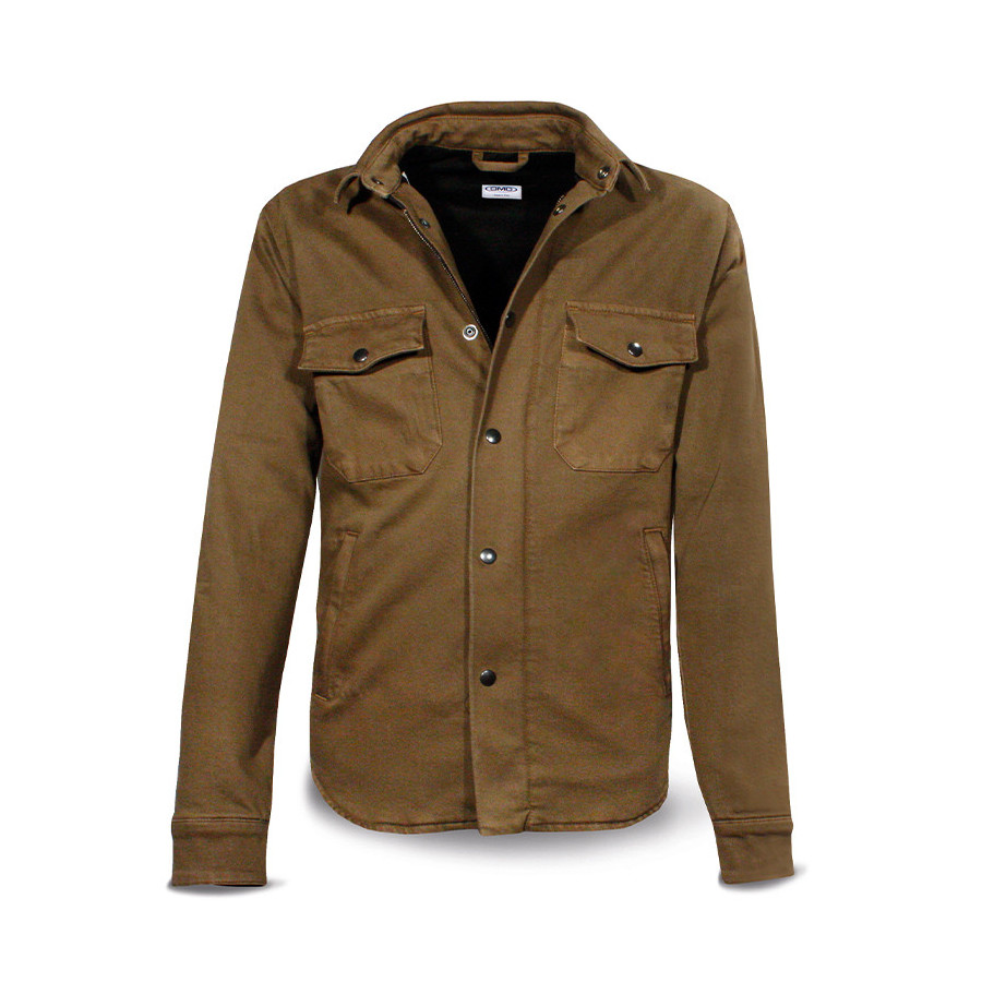 Jacket Handmade Shirt Sand Cotton Man - Dmd