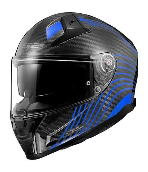 Ls2 - Casque Ff811 Vector II Carbone Flux