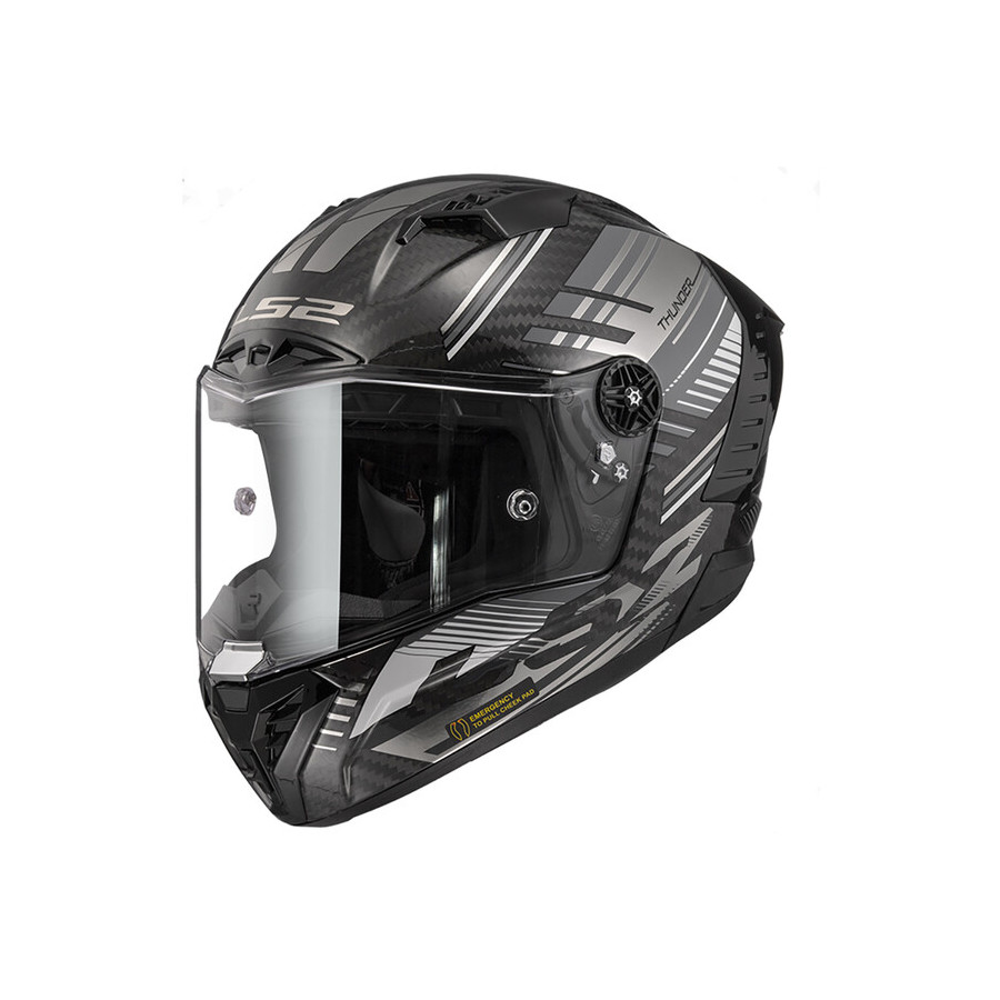 Ls2 - Casque Ff805 Thunder Carbone Volt Ls2 - Casque Ff805 Thunder Carbone Volt