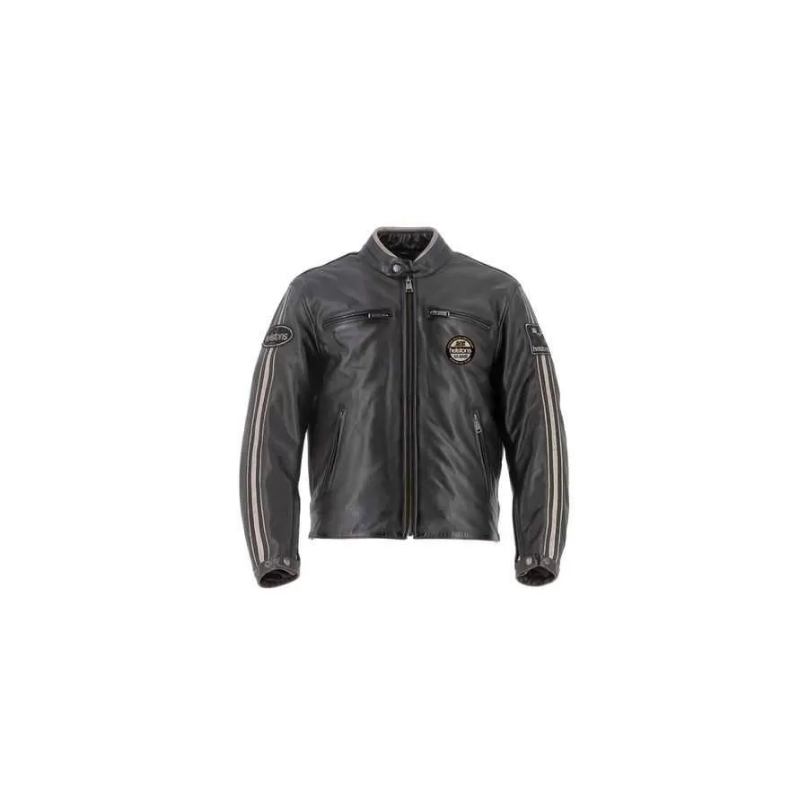 Helstons - Blouson Ace Cuir Rag 10 ans