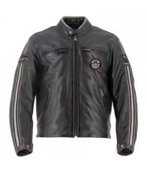 Helstons - Blouson Ace Cuir Rag 10 ans