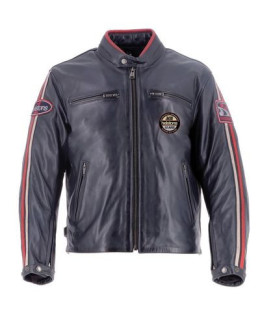 Helstons - Blouson Ace Cuir Rag 10 ans