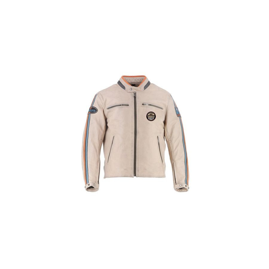 Helstons - Blouson Ace Cuir Rag 10 ans