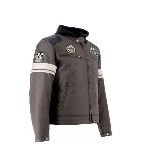 Helstons - Blouson Revolte Tissu Technique/Cuir