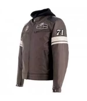 Helstons - Blouson Revolte Tissu Technique/Cuir
