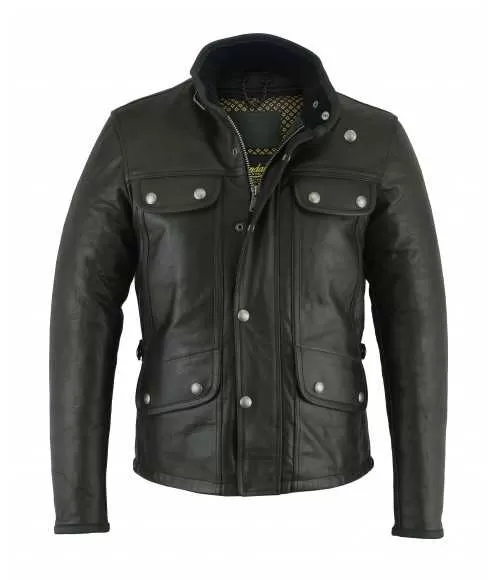 BLOUSON LE MONTE CARLO CUIR (Noir) - ORIGINAL DRIVER