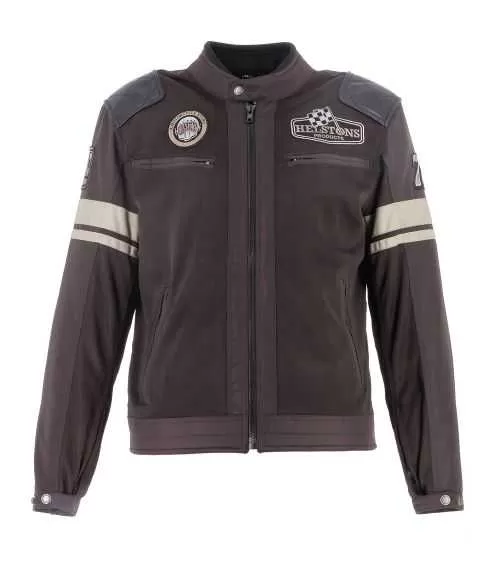 Helstons - Blouson Revolte Air Tissu Mesh/Cuir