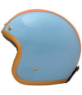 CASQUE JET THE CLASSIC - MÂRKÖ (Blue/Orange)