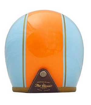 CASQUE JET THE CLASSIC - MÂRKÖ (Blue/Orange)