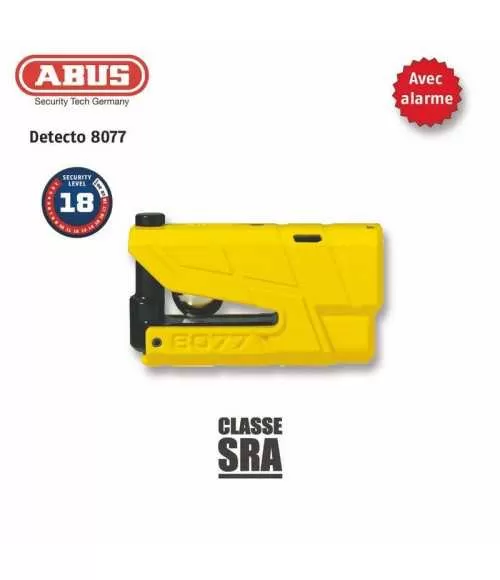 BLOQUE-DISQUE 8077 GRANIT DETECTO XPLUS JAUNE - ABUS