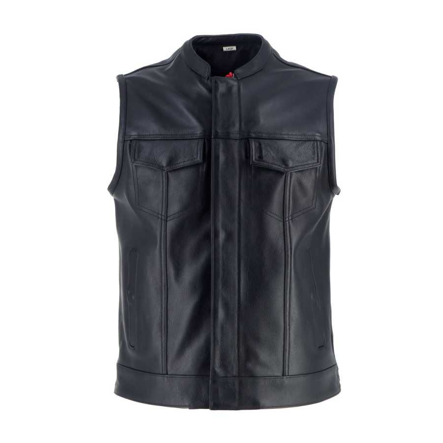 Helstons - Gilet West Cuir