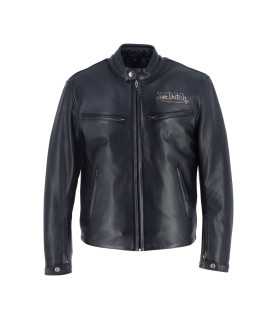 Helstons - Blouson Basic Cuir Rag x Von Dutch